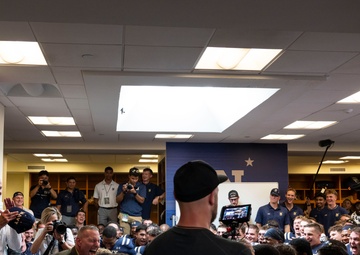 SW Hegseth Attends Navy, Air Force Football Game