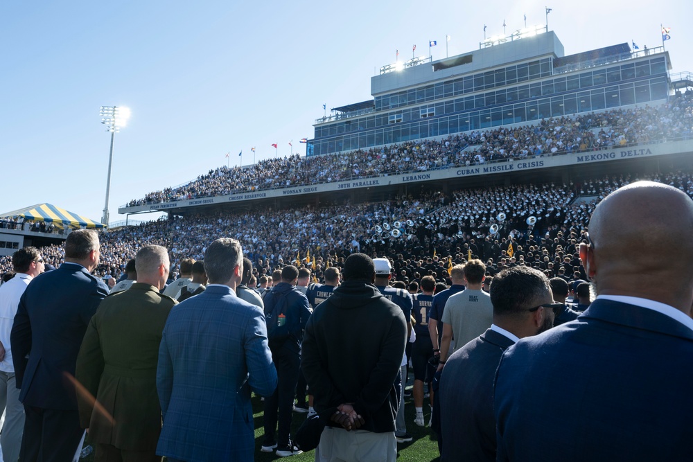 SW Hegseth Attends Navy, Air Force Football Game