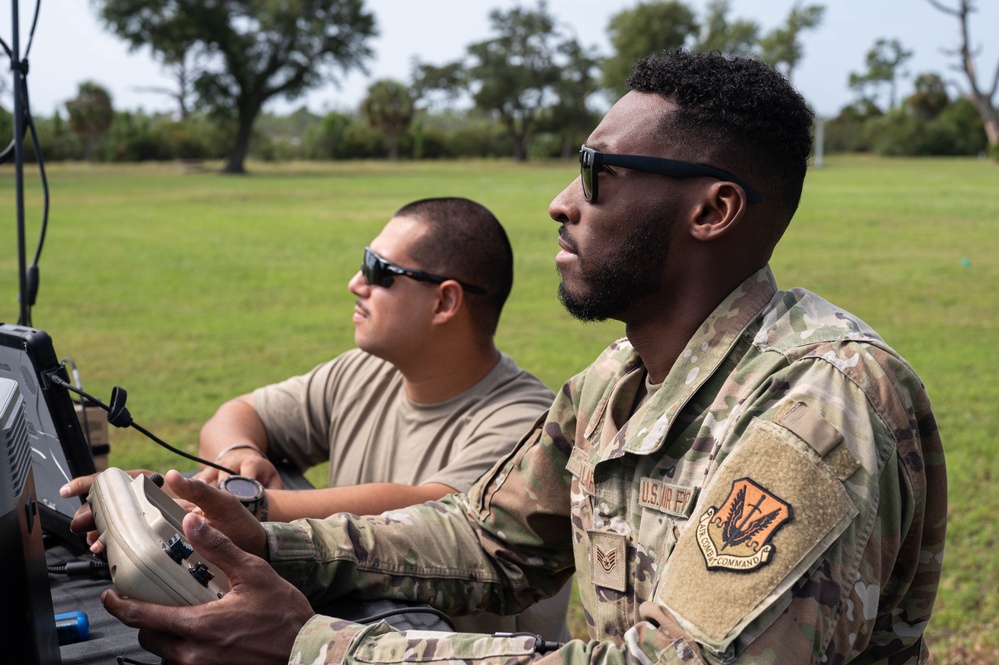 Tyndall Airmen counter simulated drone threat during exercise Noble Panther
