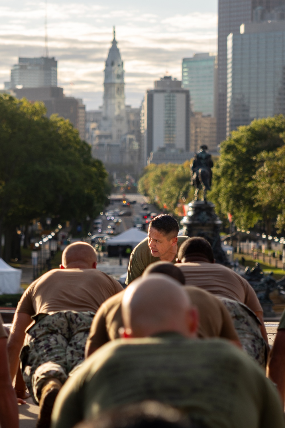 Navy 250 Rocky Steps Run