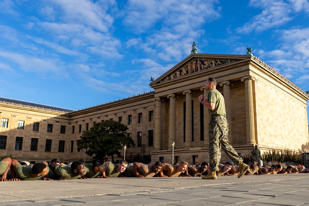 Navy 250 Rocky Steps Run