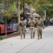 Soldiers provide a presence patrol in the National Mall