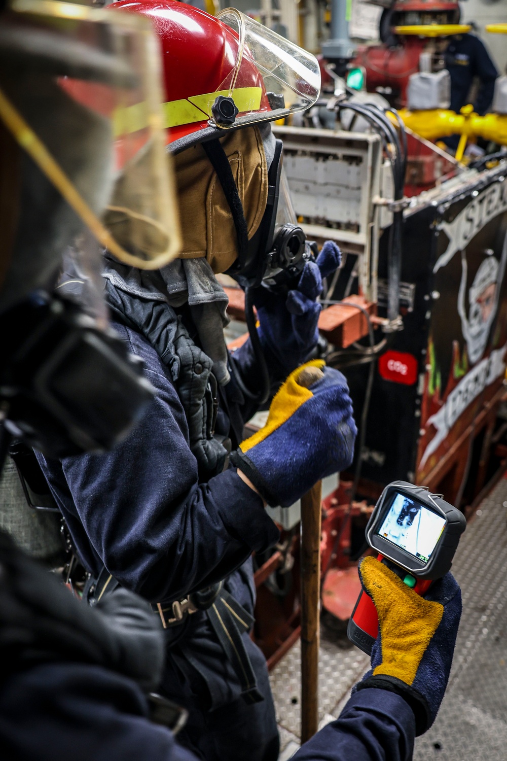 USS Iwo Jima Conducts Damage Control Training