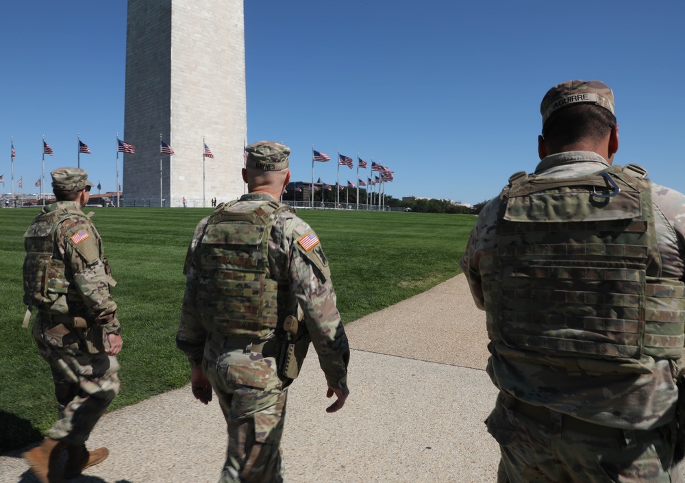 Taskforce Magnolia patrolling D.C. National Mall