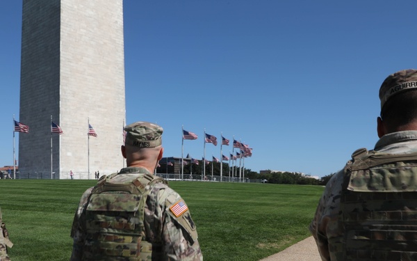 Taskforce Magnolia patrolling D.C. National Mall
