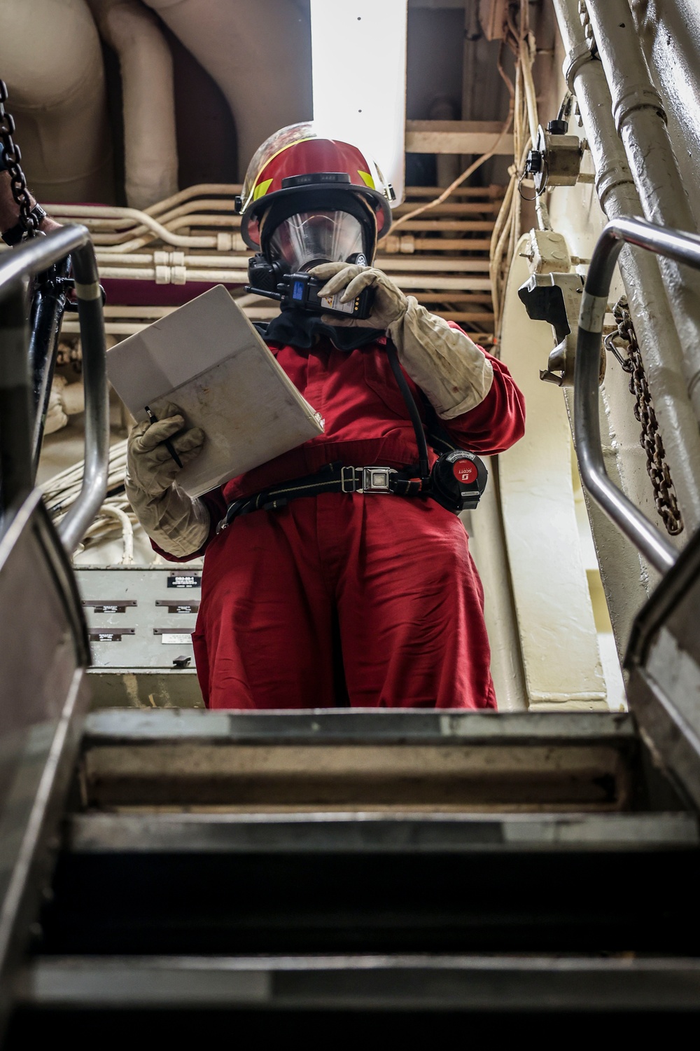 USS Iwo Jima Conducts Damage Control Training