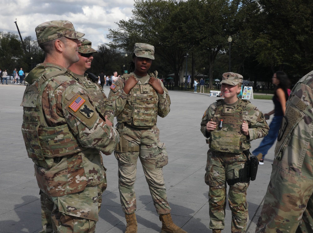 Taskforce Magnolia patrolling D.C. National Mall