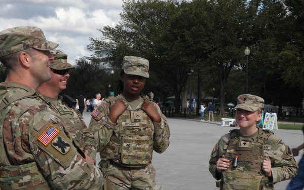 Taskforce Magnolia patrolling D.C. National Mall