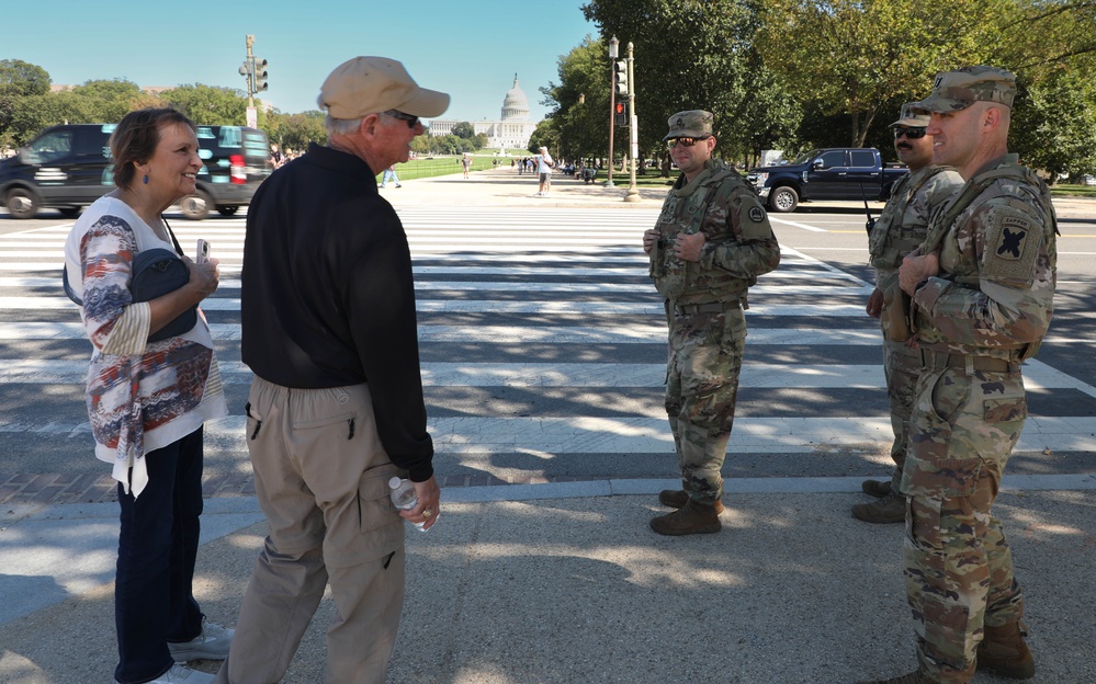 Taskforce Magnolia patrolling D.C. National Mall