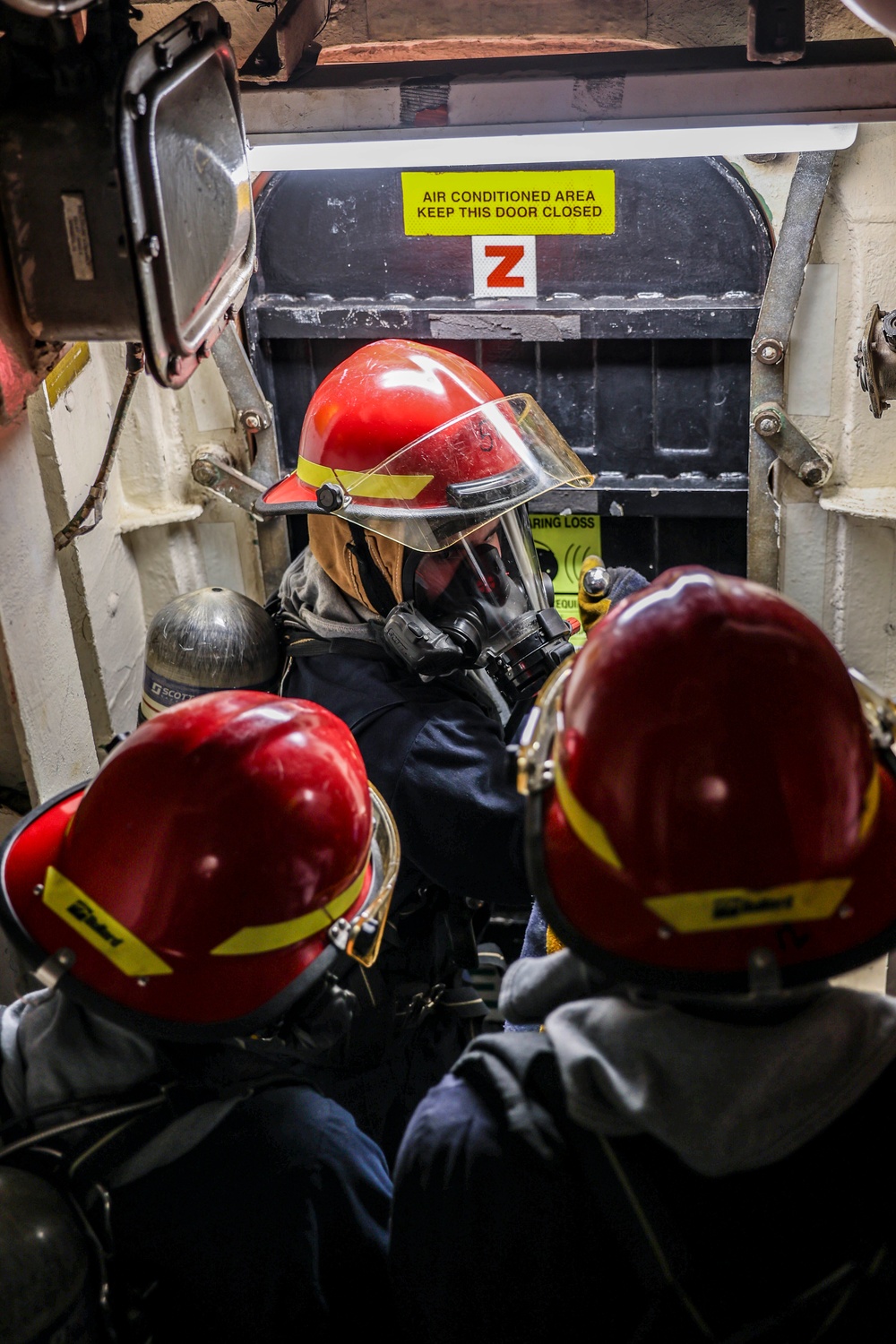 USS Iwo Jima Conducts Damage Control Training