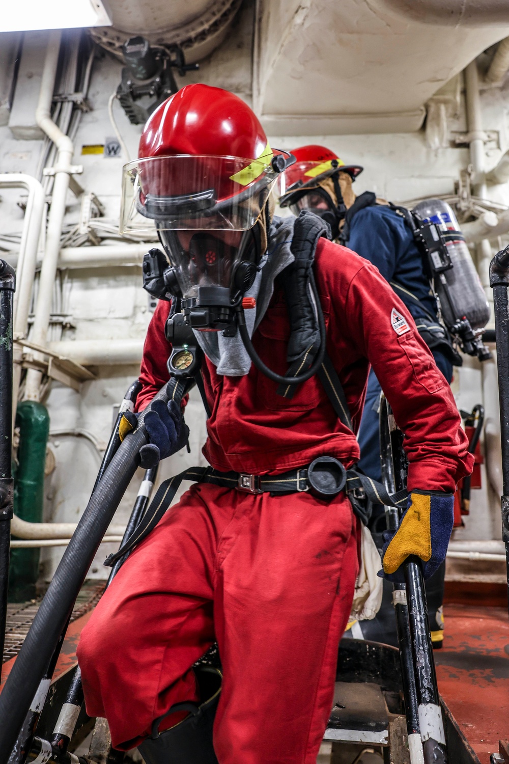 USS Iwo Jima Conducts Damage Control Training