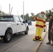 Sparky the Fire Dog Greets Visitors at the MCAS New River Gate