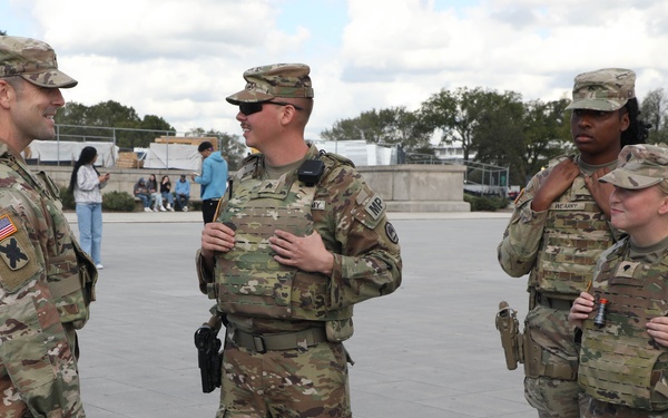 Taskforce Magnolia patrolling D.C. National Mall