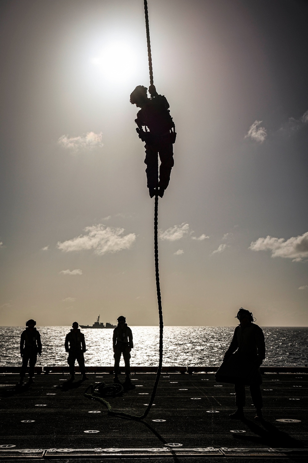 U.S. Marines Conduct Fast-Rope Training
