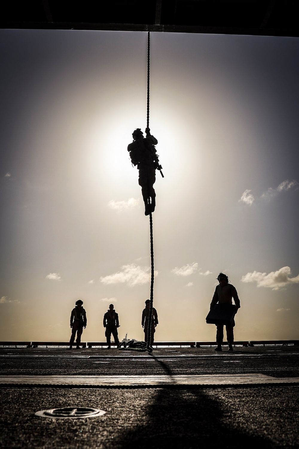 U.S. Marines Conduct Fast-Rope Training