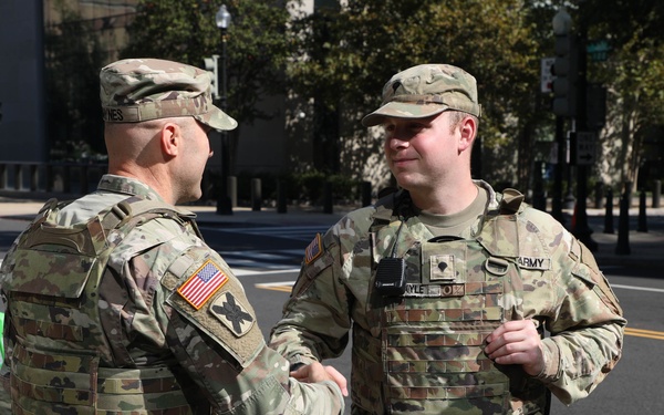 Taskforce Magnolia patrolling D.C. National Mall