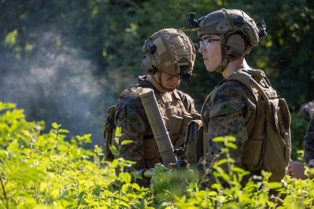 22nd MEU (SOC)| BLT 3/6, India Company Mortar Range