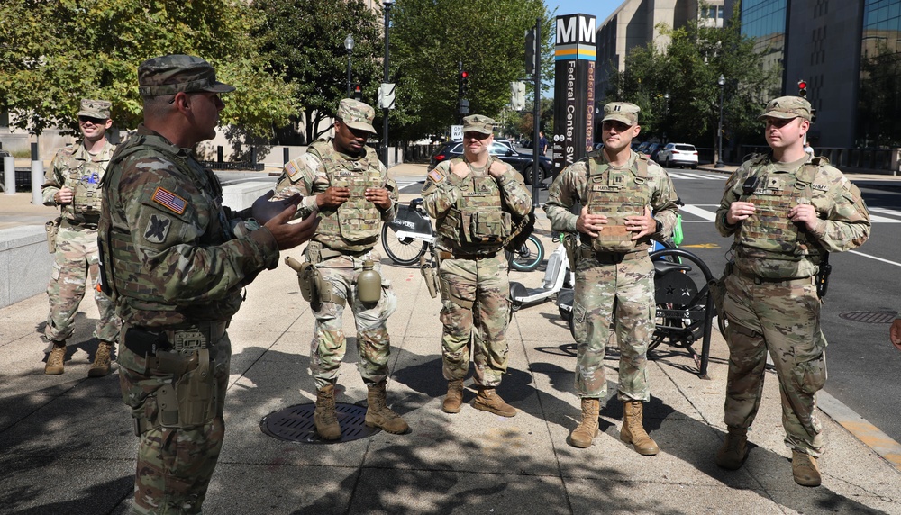 Taskforce Magnolia patrolling D.C. National Mall Taskforce Magnolia patrolling D.C. National Mall