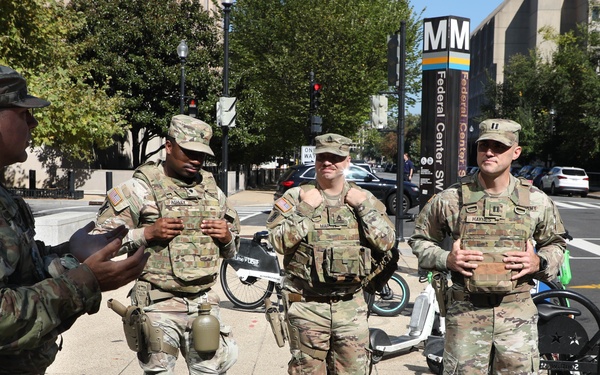 Taskforce Magnolia patrolling D.C. National Mall
