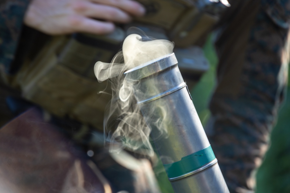 22nd MEU (SOC)| BLT 3/6, India Company Mortar Range