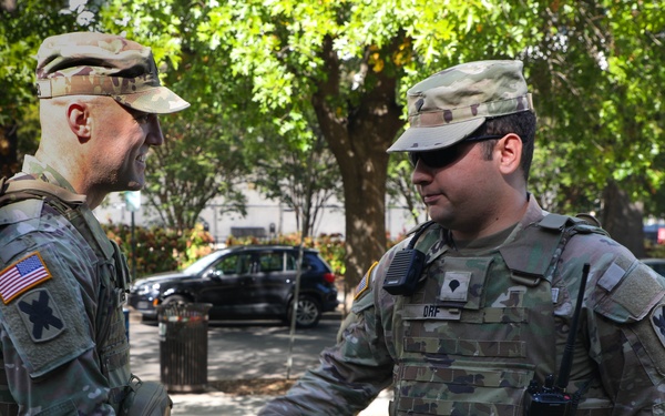 Taskforce Magnolia patrolling D.C. National Mall