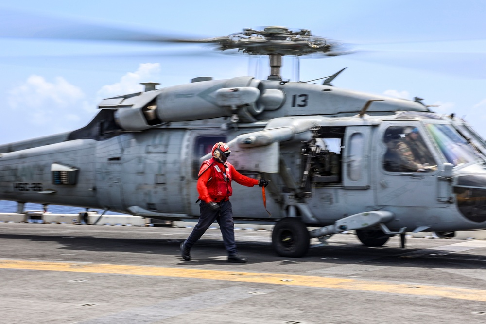 USS Iwo Jima Conducts Flight Operations