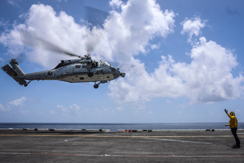 USS Iwo Jima Conducts Flight Operations