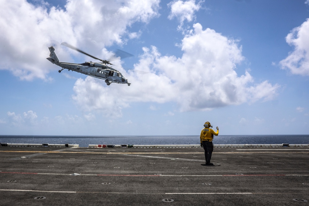 USS Iwo Jima Conducts Flight Operations