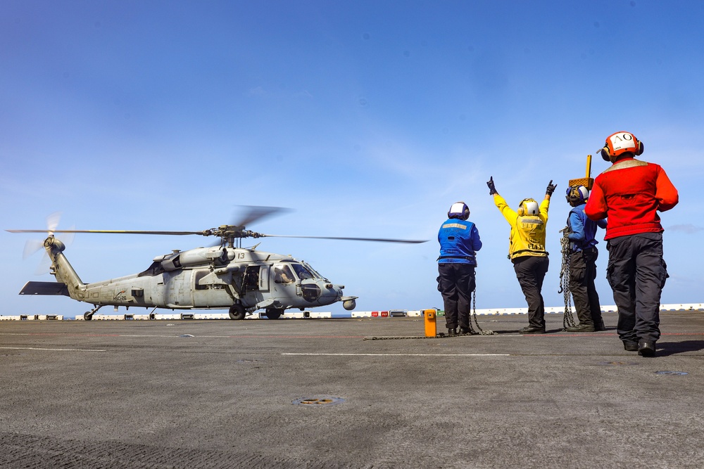 USS Iwo Jima Conducts Flight Operations