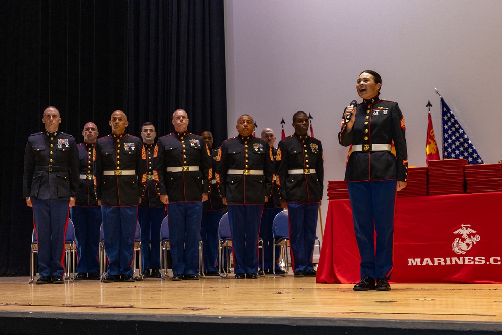 Marine Corps Recruiting and Retention School Graduation