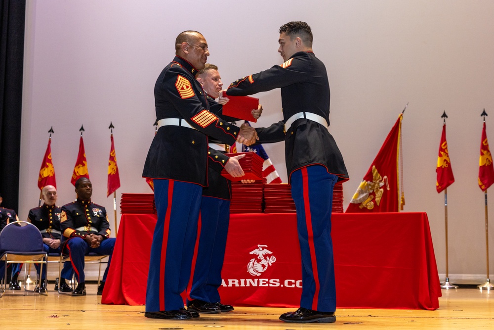 Marine Corps Recruiting and Retention School Graduation