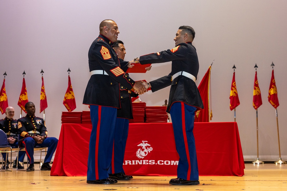 Marine Corps Recruiting and Retention School Graduation