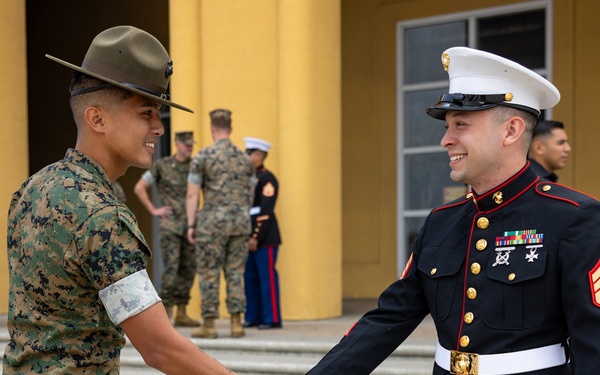 Marine Corps Recruiting and Retention School Graduation