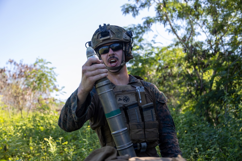 22nd MEU (SOC)| BLT 3/6, India Company Mortar Range