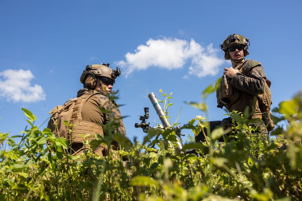 22nd MEU (SOC)| BLT 3/6, India Company Mortar Range