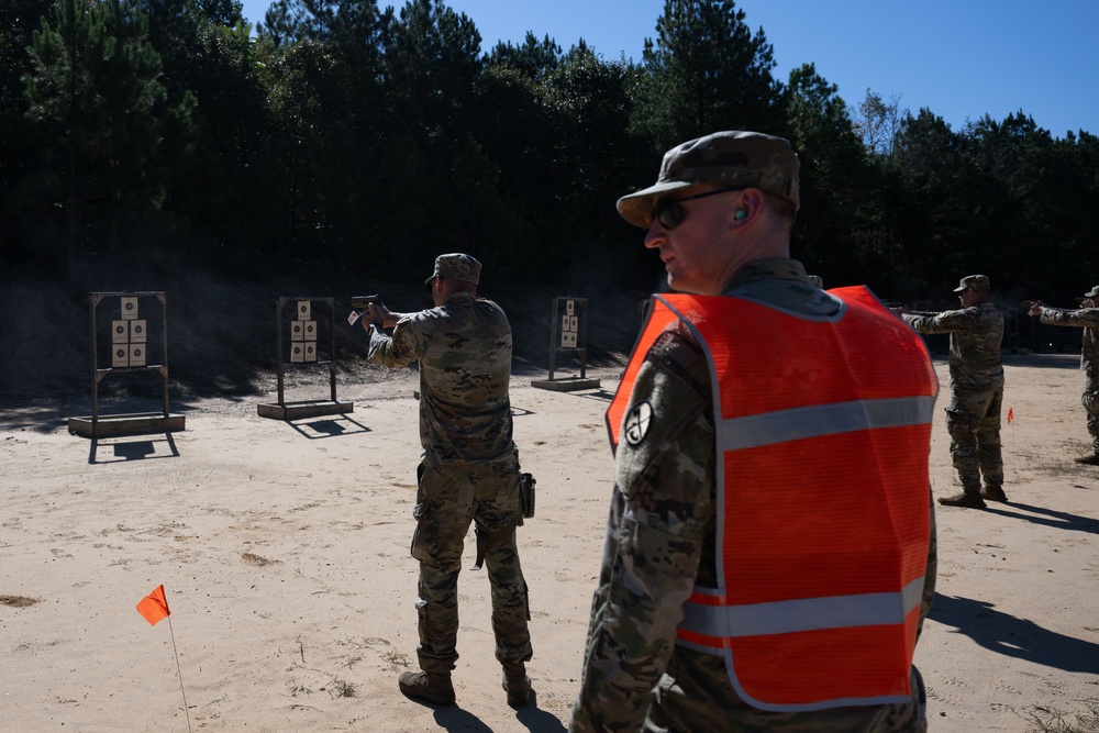 West Virginia National Guard Members Qualify on M17 Pistol in Support of DC Safe