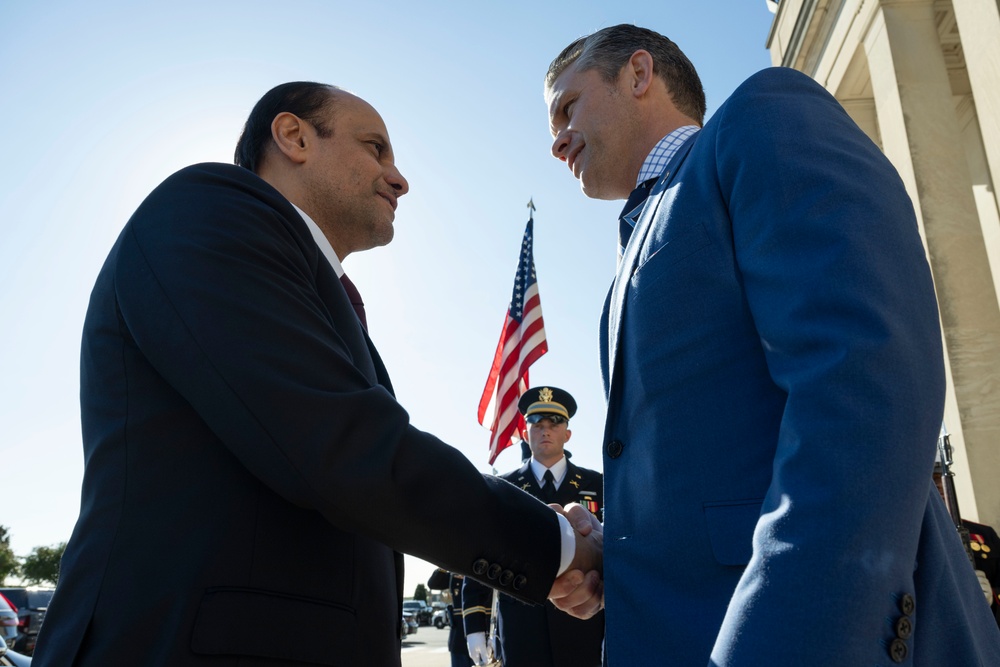 SW Hegseth Hosts Qatar MoD