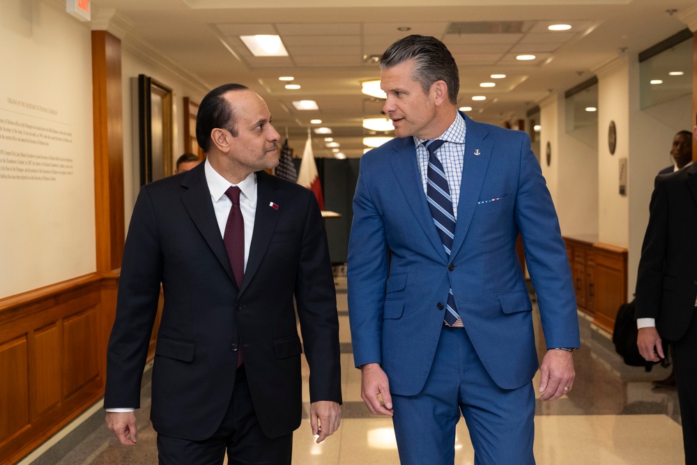 SW Hegseth Hosts Qatar MoD