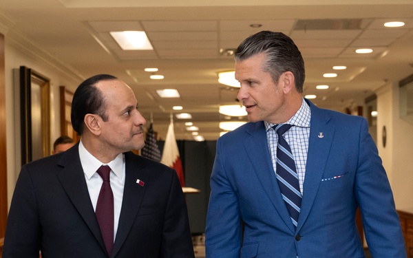 SW Hegseth Hosts Qatar MoD