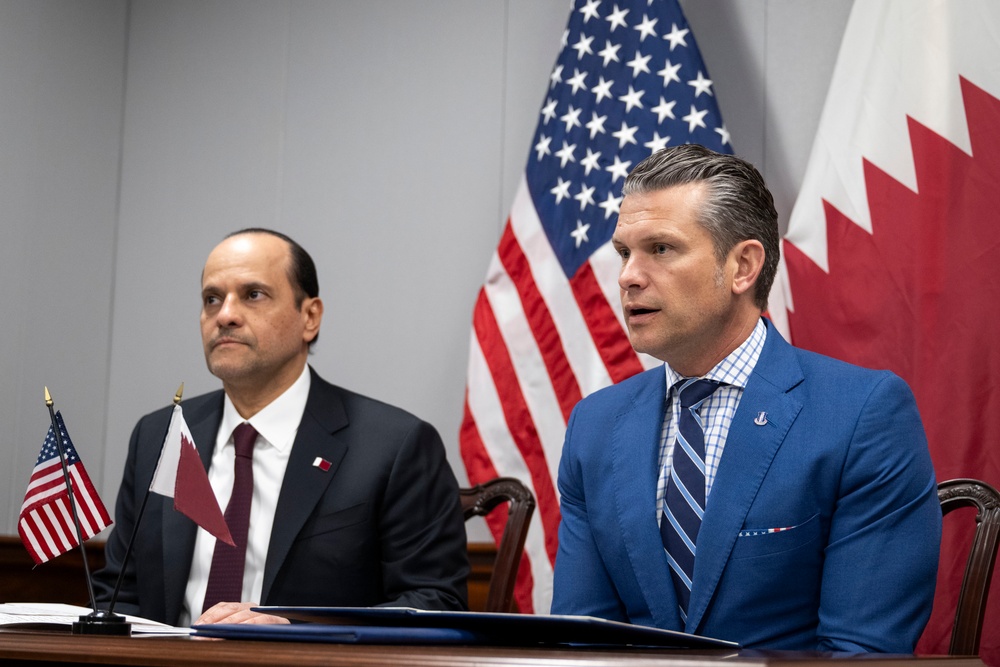 SW Hegseth Hosts Qatar MoD