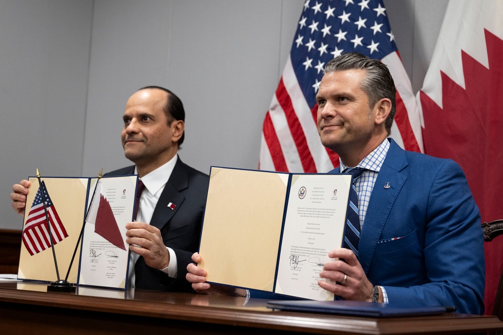 SW Hegseth Hosts Qatar MoD