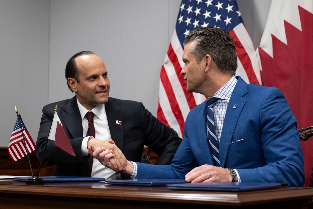 SW Hegseth Hosts Qatar MoD