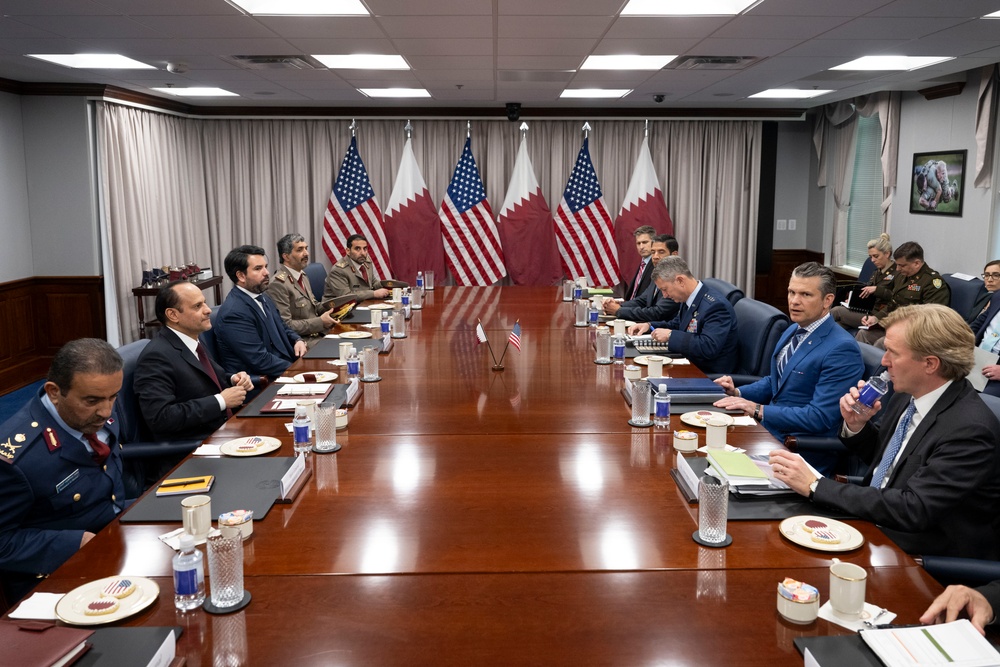 SW Hegseth Hosts Qatar MoD