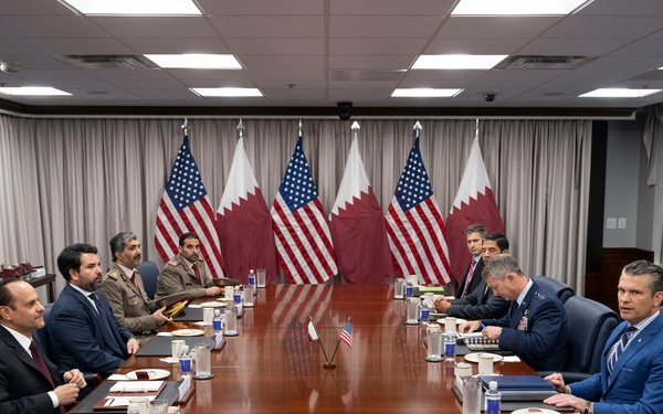 SW Hegseth Hosts Qatar MoD