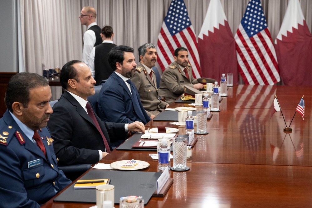 SW Hegseth Hosts Qatar MoD