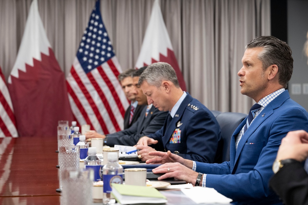 SW Hegseth Hosts Qatar MoD
