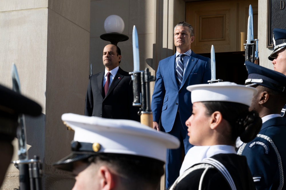 SW Hegseth Hosts Qatar MoD