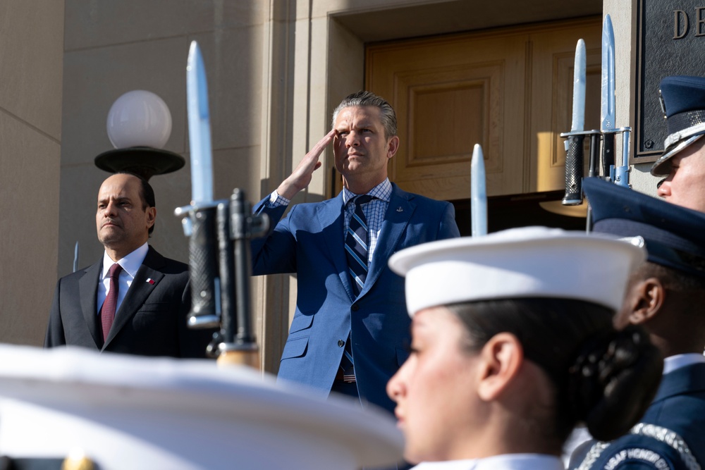 SW Hegseth Hosts Qatar MoD
