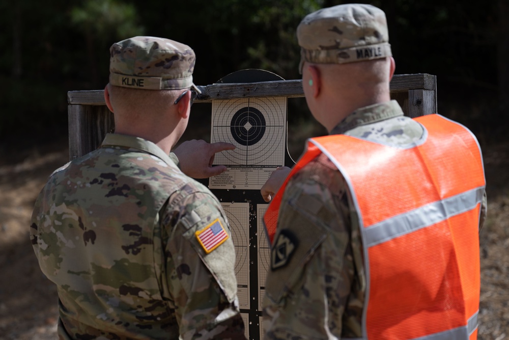 West Virginia National Guard Members Qualify on M17 Pistol in Support of DC Safe