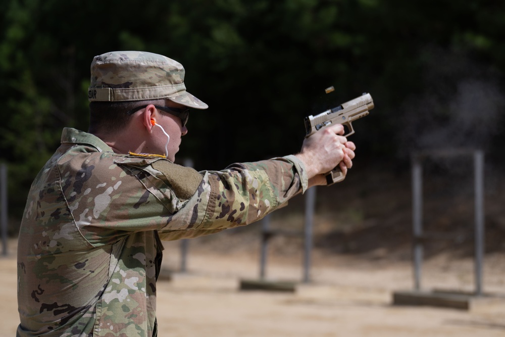 West Virginia National Guard Members Qualify on M17 Pistol in Support of DC Safe